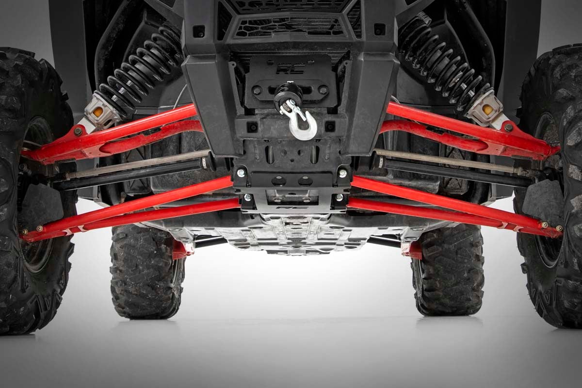 Polaris RZR XP 1000 EPS Velocity Blue LE Frame Gusset - Front - Rough Country - Frame Stiffener Gusset - 2017